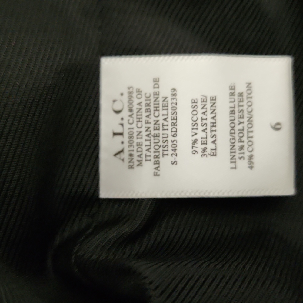 NWT A.L.C. Jocelyn Sleeveless Blazer Mini-Dress. Size 6 - Picture 12 of 13